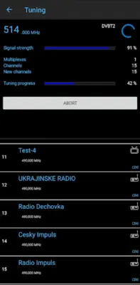 DVBTTelevizor android App screenshot 4